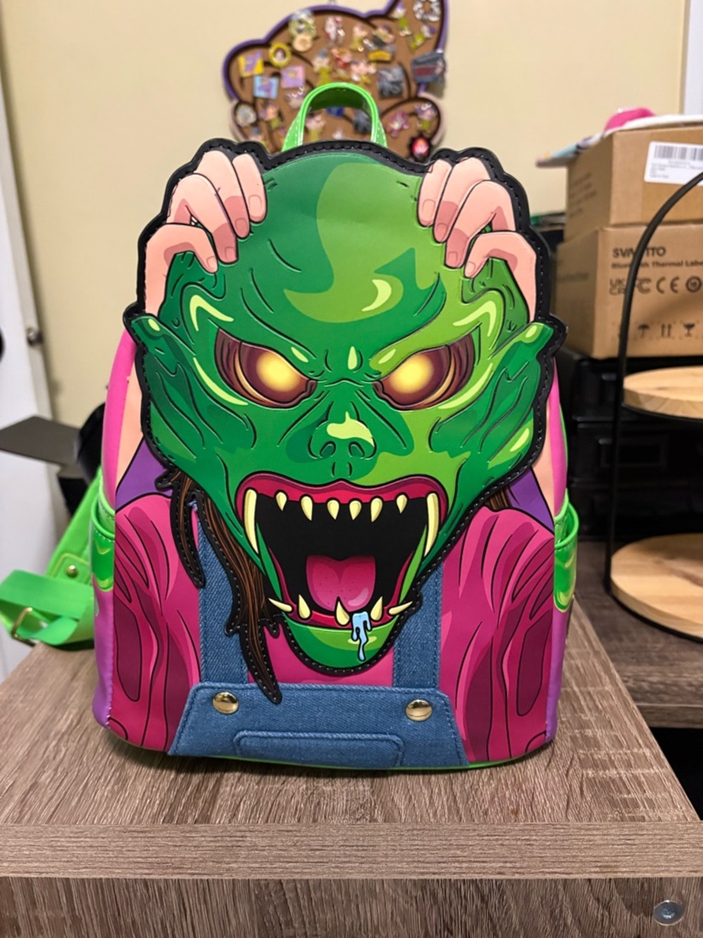 🔥 Loungefly Goosebumps Haunted Mask mini backpack